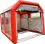 Mobiele straalcabine 4x25x25m