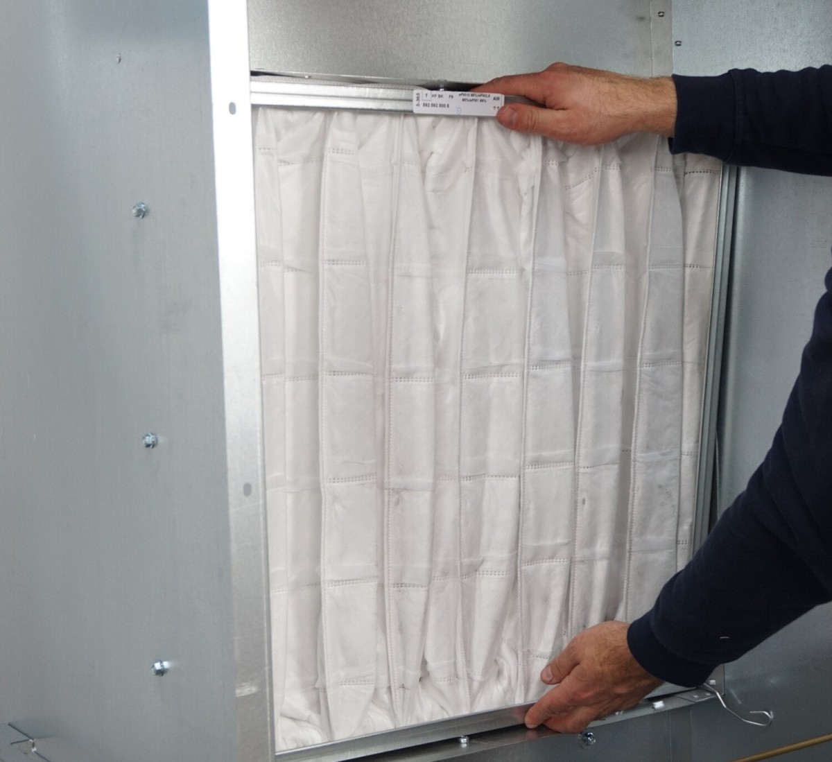 Pocktet filter voor Poedercoat afzuigwand XL