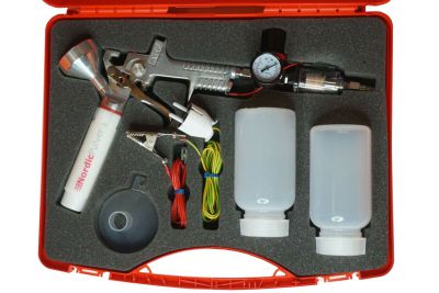 Poedercoat pistool in koffer Poedercoat pistool in koffer