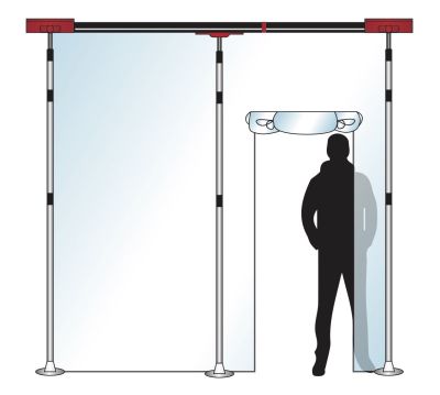 Staubschutzgitter 3 - Breite bis zu 3 m