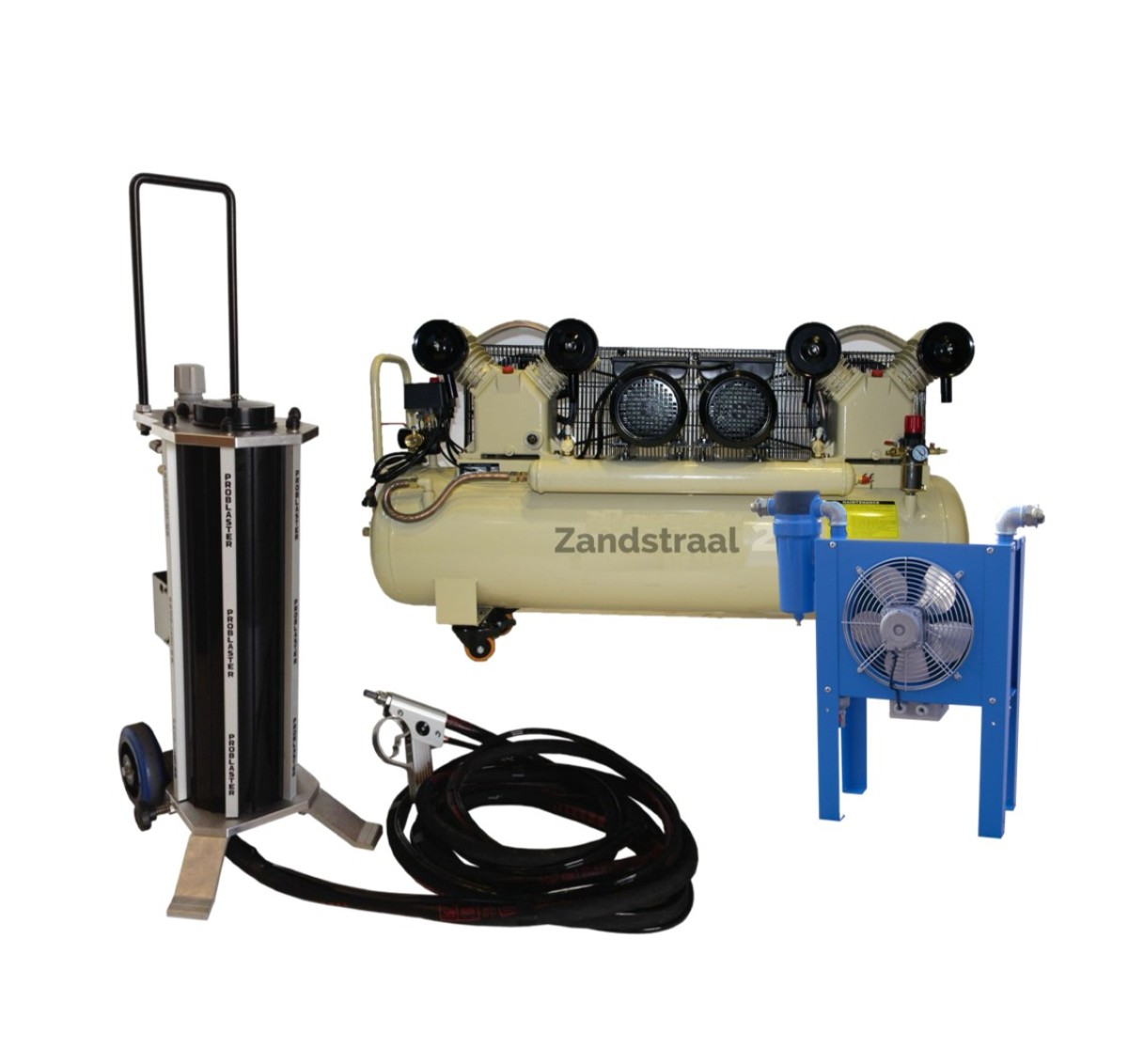 IBIX 9 Complete Straalset - 230V Compressor & Slangen