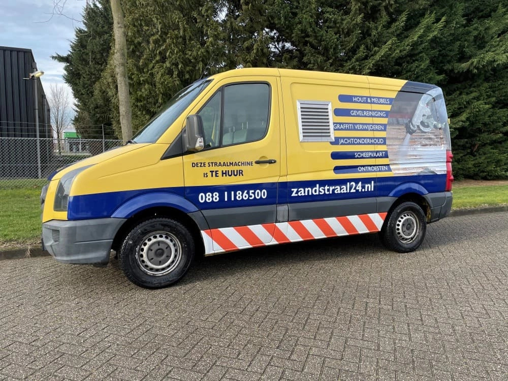 IBIX straalset in bus huren? Compleet & mobiel- Zandstraal24